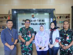 Lanud Sultan Hasanuddin Terima Bantuan CSR  BRI Untuk Pembuatan Jogging Track