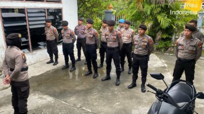 Puluhan Personel Subsatgas PAM Ikuti Kegiatan Apel Pagi