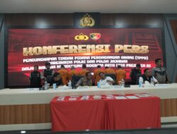 Polda Riau Mengikuti Konferensi Pers Pengungkapan TPPO Bersama Bareskrim Polri dan Polda Jajaran