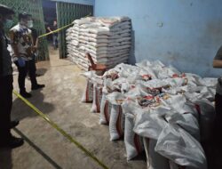 Dukung Asta Cita Presiden RI, Polres Dumai Ungkap Kasus Gudang Pupuk Ilegel sebanyak 10 Ton Disita