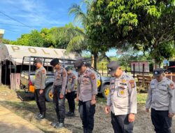 Dalam Rangka OMP LK 2024, Polres Kuansing Lakukan Pengamanan Gudang Logistik KPU