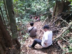Polsek Kuantan Mudik Lakukan Penindakan Aktivitas PETI di Kawasan Hutan Lindung Bukit Betabuh