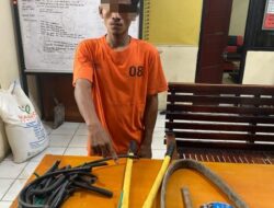 Buron 10 Bulan, Pelaku Pencurian Kabel Milik PT PHR Diringkus