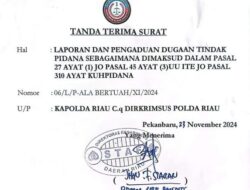 Kuasa Hukum Gicella Laporkan ES ke Polda Riau