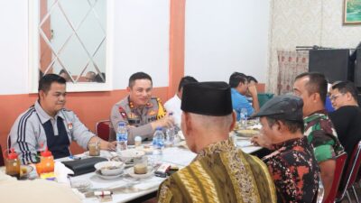 Ciptakan Suasana Damai Pasca Pungut dan Hitung Suara Pilkada Serentak 2024, Kapolres Pelalawan Gelar Coffee Morning