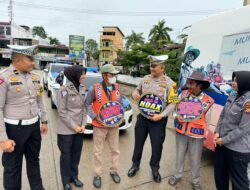 Satlantas Polres Kuansing Patroli Cooling System Pilkada Damai 2024 di Teluk Kuantan