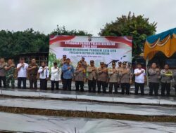 Polres Kuansing Luncurkan Program Ketahanan Pangan di Desa Seberang Taluk Hilir