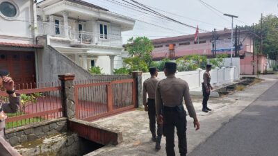 Wujudkan Kamtibmas Aman, Subsatgas Objek Kegiatan Gelar Patroli dan Monitoring 