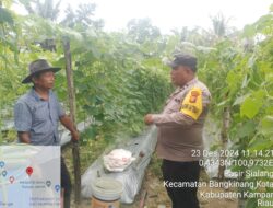 Aipda M Lumba Harahap, Bhabinkamtibmas yang Bersemangat Wujudkan Ketahanan Pangan di Kelurahan Pasir Sialang