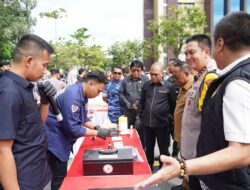 Jelang Nataru, Polda Riau Musnahkan 80,7 Kg Sabu, 5.889 Pil Happy Five, 424,5 Pil Ekstasi, Ribuan Botol Miras dan 1.223 Knalpot Brong