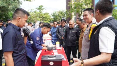 Jelang Nataru, Polda Riau Musnahkan 80,7 Kg Sabu, 5.889 Pil Happy Five, 424,5 Pil Ekstasi, Ribuan Botol Miras dan 1.223 Knalpot Brong
