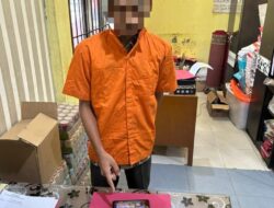 Jual Beli Chip Higgs Domino, Bos Counter Handphone di Dusun Padang Merbau Barat Diringkus Polisi