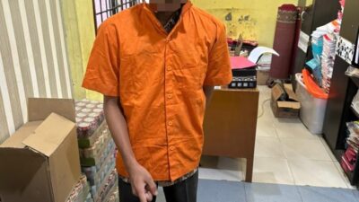 Jual Beli Chip Higgs Domino, Bos Counter Handphone di Dusun Padang Merbau Barat Diringkus Polisi