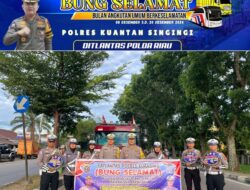 Untuk Keselamatan Berkendara, Satlantas Polres Kuansing Sosialisasikan Program Bung Selamat