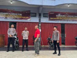 Dalam Rangka OMP LK 2024, Satgas Preemtif Polres Kuansing Cek Personel PAM Gudang Logistik Pilkada