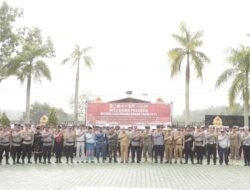 Pimpin Apel Gelar Pasukan Ops Lilin LK 2024, Wakil Bupati Siak Sampaikan Amanat Kapolri