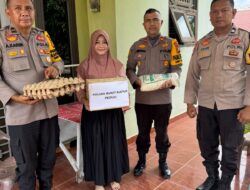 Beri Pekerjaan, Kapolres Dumai Juga Santuni 2 Anak Yatim di Kelurahan Bukit Kapur