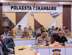 Jalin Sinergitas, Komisi I DPRD Kota Silaturahmi ke Polresta Pekanbaru