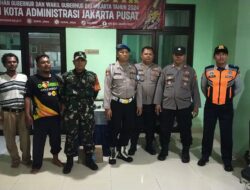 Patroli Tiga Pilar Menteng Kontrol Kantor PPK Kecamatan Menteng Pasca Pilkada DKI Jakarta
