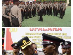Mengaku Senang Dan Bangga, Siswa Polisi SPN Polda Jabar Pengiriman Papua Mendapat Latja Di Polres Sukabumi