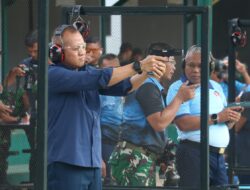 Pangkoops Udara I Turut Hadir Mengikuti Kegiatan Menembak