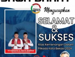 Romo Kefas : “Selamat Atas Kemenangan Paslon ‘RIDHO’ Dalam Pilkada Kota Bekasi 2024”