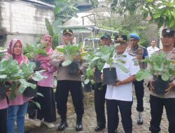 Kapolsek Ciledug Tinjau Ketahanan Pangan di KWT Blimbing, Dukung Program Asta Cita Presiden RI