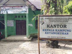 Tutupnya Kantor Kepala Kampung Desa Ketangkuhan Ada Dugaan Karena Raibnya Dana Desa Sebesar Rp 168.257.727