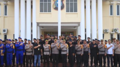 Polres Dumai Gelar Apel Pelepasan Satbrimobda Riau