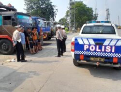 Satlantas berikan imbauan Kamseltibcarlantas dan Cooling System Pilkada
