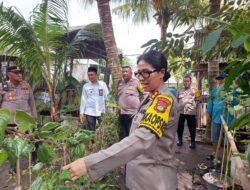 Wakapolres Metro Tangerang Kota Kunjungi KWT Mina Tani Lestari Mendukung Program Ketahanan Pangan Nasional