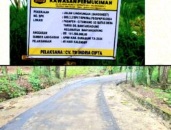 Diduga Kuat Proyek Acak Kadut, Belum Genap Satu Bulan Selsai Dikerjakan Jalan Pasapen – Citamiang Sudah Rusak Lagi