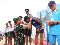 Kapuspen TNI Tutup Turnamen Voli Pantai Piala Panglima TNI di Bali