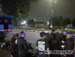Balap Liar di Sentul Dibubarkan, Sat Samapta Polres Bogor Berhasil Menertibkan
