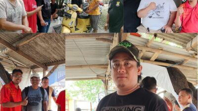 Warga Sepatan Residence Bersihkan dan Keluhkan Kali Penuh Sampah Diduga Limpahan Pasar Pelangi, Kadus 01: Mestinya Normalisasi Kali Oleh Kecamatan