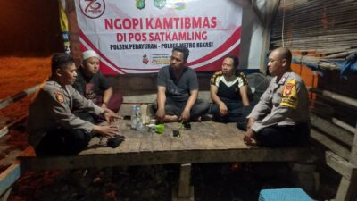Ngopi Kamtibmas: Polri Hadir Dengan Hati Untuk Warga Pebayuran
