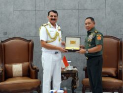 Panglima TNI Terima Kunjungan Kehormatan Kepala Staf Angkatan Laut India
