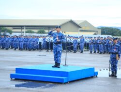 Danlanud Sultan Hasanuddin Pimpin Upacara 17-An