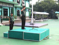 Kodim 0509/Kabupaten Bekasi Gelar Upacara Bendera Rutin Hari Senin
