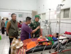 Dandim 0622/Kab. Sukabumi Kunjungi Korban Keracunan Makanan di RSUD Palabuhanratu