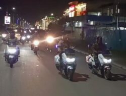 Pantau Situasi Kamtibmas Di Wilayah, Dandim 1710/Mimika Bersama Kapolres Pimpin Patroli Sepeda Motor