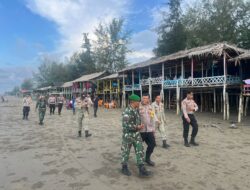 Operasi Lilin Seulawah 2024: Polres Pidie Jaya Tingkatkan Keamanan di Pantai Wisata Tringgadeng