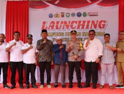 Kapolres Pidie Jaya Disambut dengan Kehormatan, Gampong Mesjid Tuha Diresmikan Sebagai Kampung Bebas Narkoba