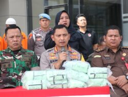 Periode November dan Dukung Astacita Presiden RI, Polres Metro Tangerang Kota Musnahkan Sabu 17,7 Kilogram dari 3 Tersangka