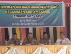 Pemilihan Imeum Mukim Kecamatan Suro Makmur Di Mengkan Oleh Genti Berutu