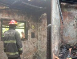 Polsek Leuwiliang dan Stakeholder Tinjau TKP Kebakaran Yang Akibatkan Korban Jiwa