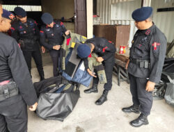 Subsatgas Komposit Sat Brimobda Riau Melaksanakan Pemeliharaan dan Perawatan Alsus Jibom