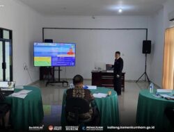 Beri Manfaat Nyata Bagi Masyarakat, Kakanwil Kemenkumham Kalteng Uji Peserta Seminar Proyek Perubahan PKN Tingkat II