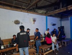Amankan Miras Tanpa Izin, Satresnarkoba Polres Kuansing Razia Cafe Remang-remang