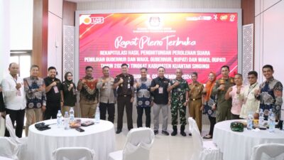 AKBP Pangucap Priyo Soegito SIK MH Hadiri Pembukaan Rapat Pleno Terbuka Hasil Penghitungan Suara Pilkada 2024 Tingkat Kabupaten Kuansing